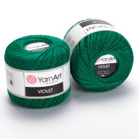 Пряжа хлопок мерсеризованный VIOLET/Виолет