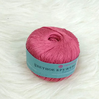 Пряжа хлопок мерсеризованный Цветное кружево